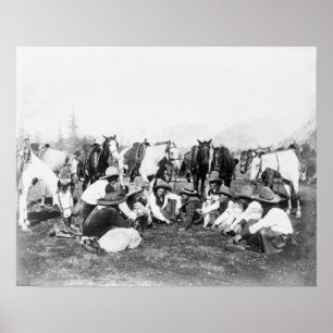 Póster Wild West Show de Pawnee Bill