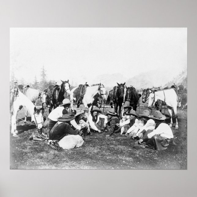 Póster Wild West Show de Pawnee Bill (Frente)