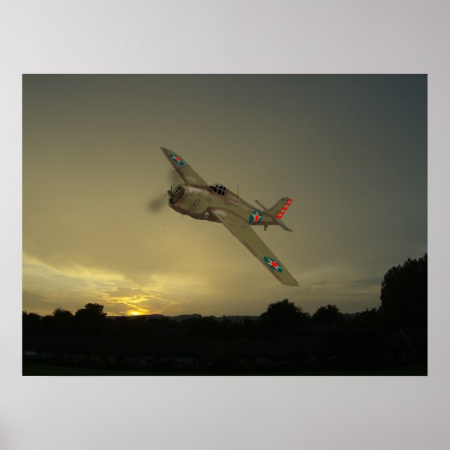 Póster WildCat F4F (Frente)