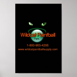 Póster Wildcat Paintball