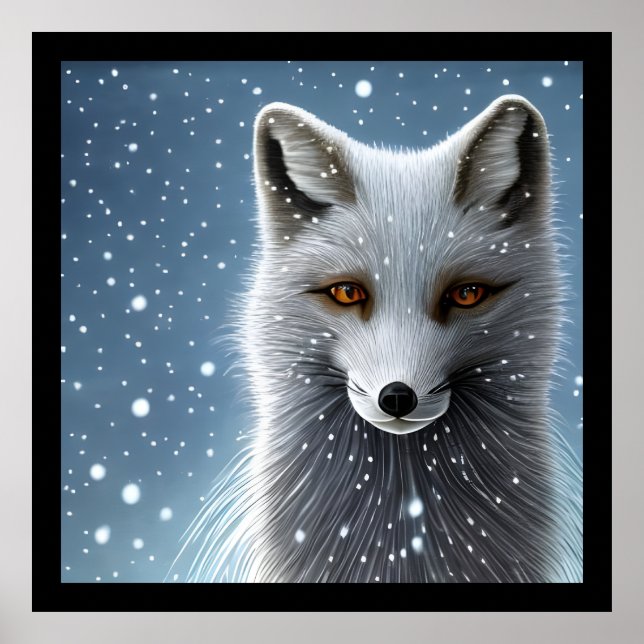 Póster Wilderness Artic Fox (Frente)