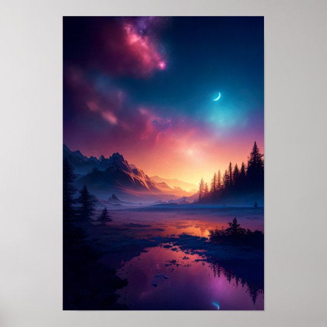 Póster Wilderness Nocturne (Frente)