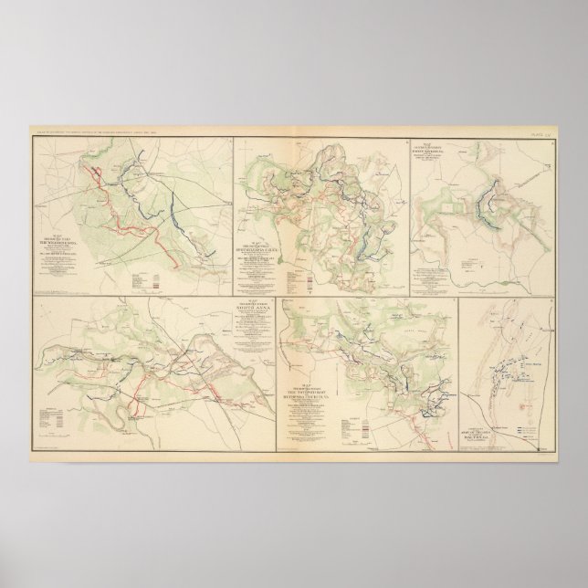 Póster Wilderness, Va Spotsylvania CH Todd's Tavern (Frente)