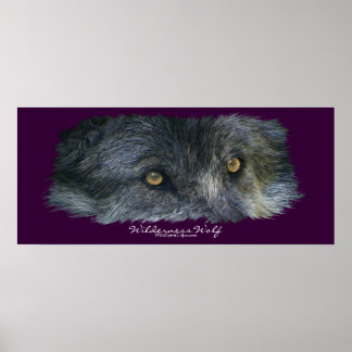Póster Wilderness Wolf Eyes Art Poster