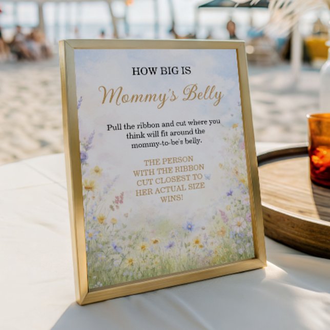 Póster Wildflower Belly Guess Baby in Bloom Game (Subido por el creador)