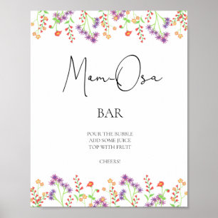 Póster Wildflowers \ Mom-osa bar