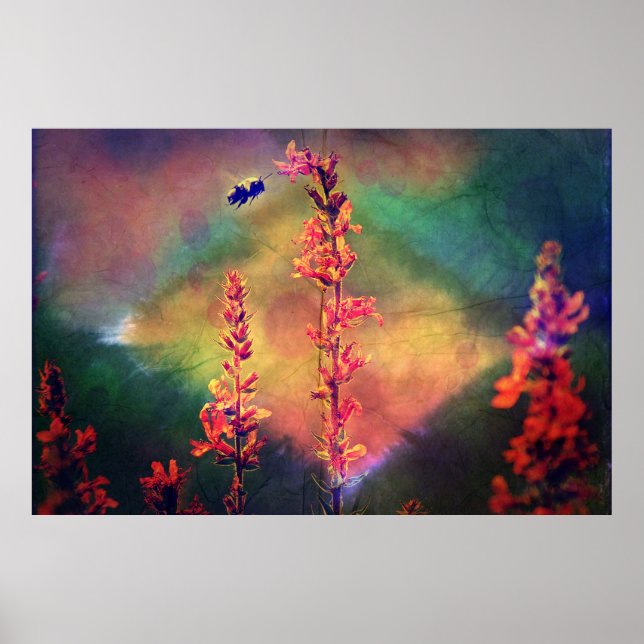 Póster Wildflowers N Bee Autumn Diamond Poster (Frente)