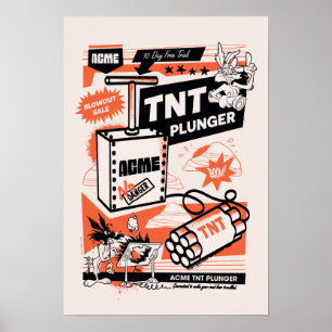 Póster WILE E. COYOTE™   ACME TNT Dynamite Plunger