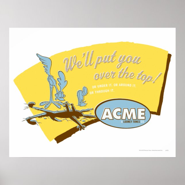 Póster Wile E Coyote and ROAD RUNNER™ Acme (Frente)