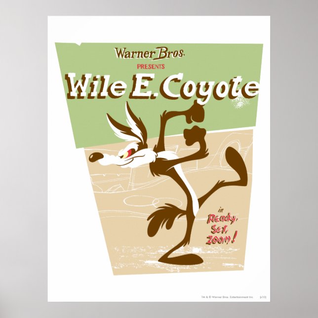 Póster WILE E. COYOTE™ Ready, Set, Zoom! (Frente)