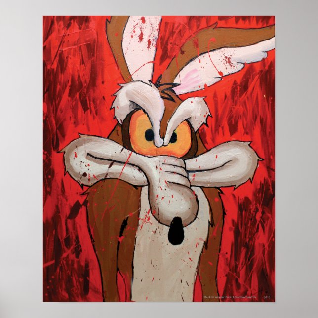 Póster Wile E Coyote Red Fury (Frente)
