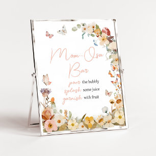 Póster Wilflower Little Butterfly Mom Osa Bar