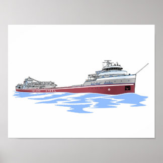 Póster Wilfred Sykes auto descargador interior