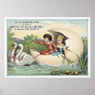 Póster Wilhelm Bicycles