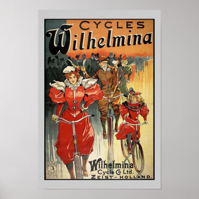 Póster Wilhelmina Cycle & Co. Ltd. Zeist-Holland Poster (Frente)