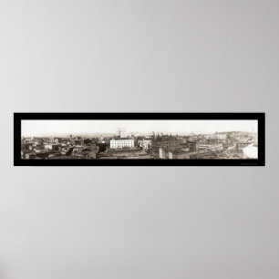 Póster Wilkes-Barre Birdseye Photo 1921