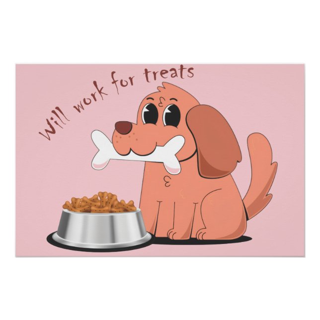 Póster Will do any trick for treats (Anverso)