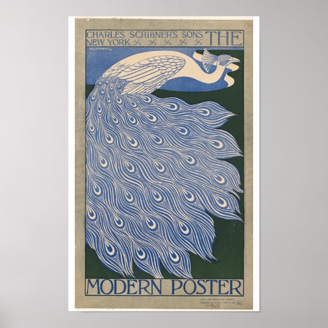 Póster Will H. Bradley, El cartel moderno (Frente)