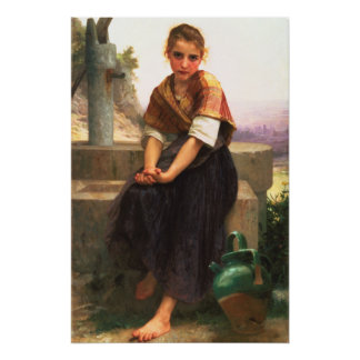 Póster William-Adolphe Bouguereau El lanzador roto
