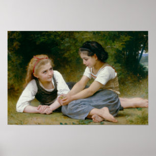 Póster William-Adolphe Bouguereau - Las Reuniones Nueces