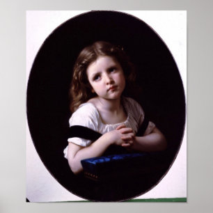 Póster William-Adolphe Bouguereau-The Prayer