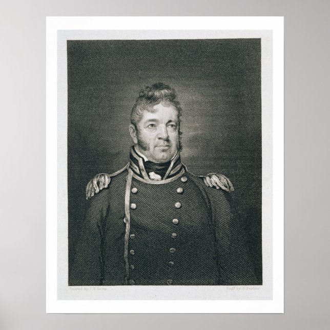 Póster William Bainbridge (1774-1833), grabado por George (Frente)