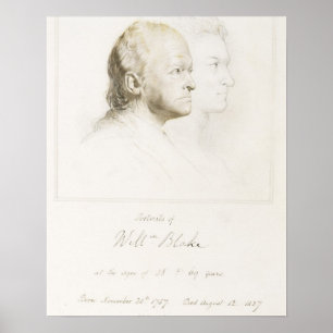 Póster William Blake (1757-1827) en Juventud y Edad (graf