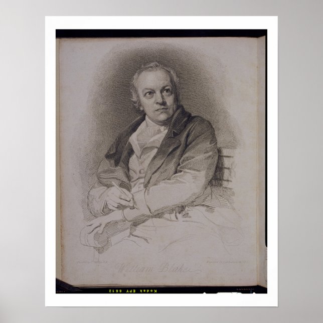 Póster William Blake (1757-1827) grabado por Luigi Schiav (Frente)