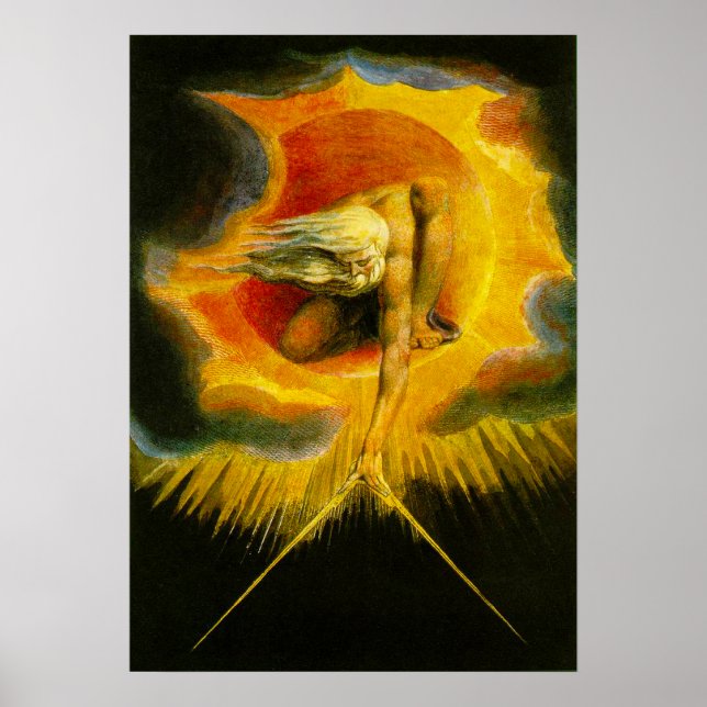 Póster William Blake, antiguo Poster de los días (Frente)
