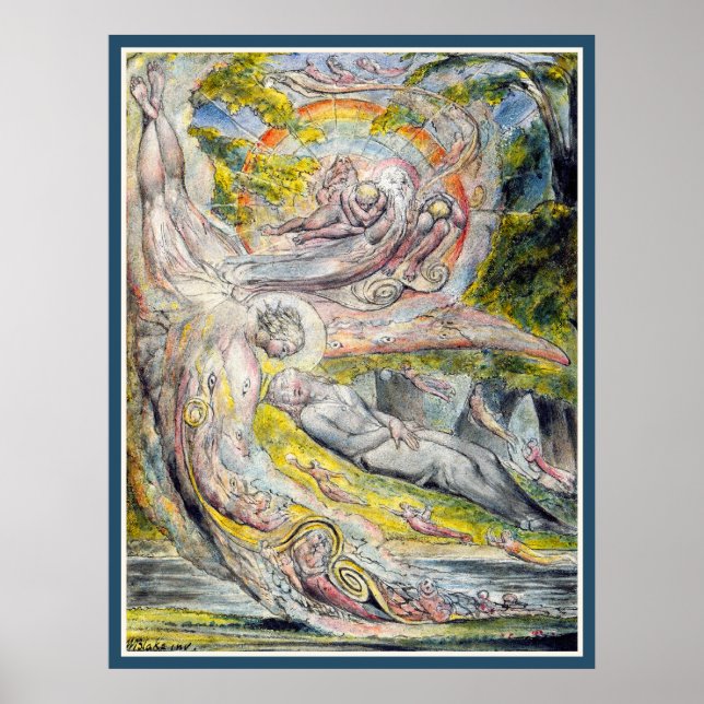 Póster William Blake: El misterioso sueño de Milton (Frente)