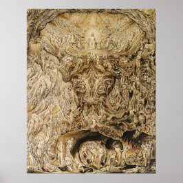 Póster William Blake: La visión del último juicio