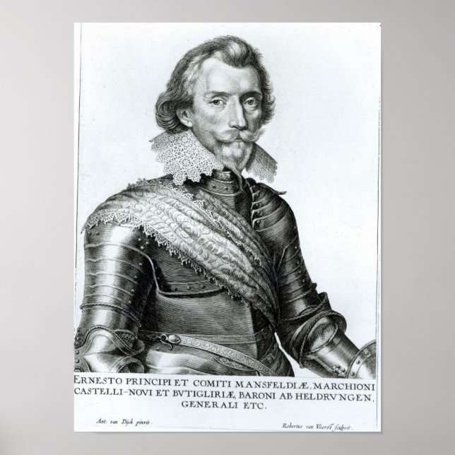 Póster William Cavendish primer duque de Newcastle (Frente)