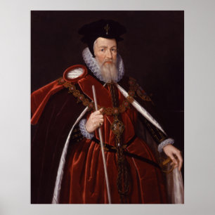 Póster William Cecil 1 Baron Burghley