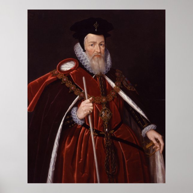 Póster William Cecil 1 Baron Burghley (Frente)