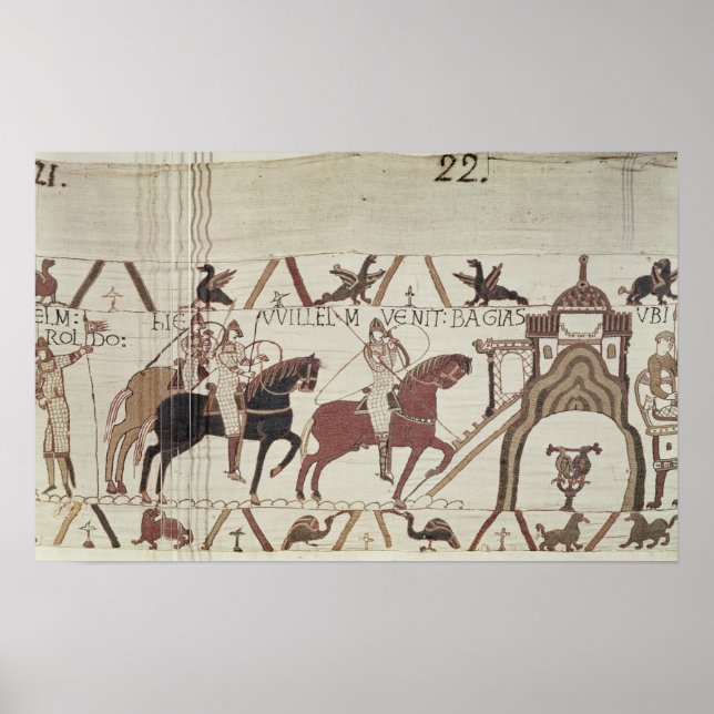 Póster William el conquistador llega a Bayeux (Frente)