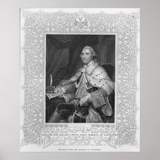 Póster William Fitz-Maurice Petty (Frente)