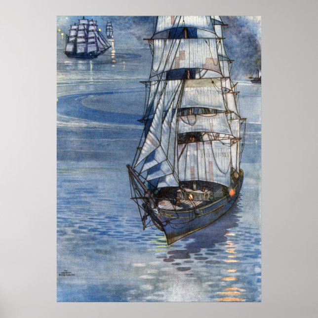 Póster William Heath Robinson - Canción del inglés (Frente)