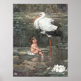 Póster William Heath Robinson - La hija del Rey del Marsh