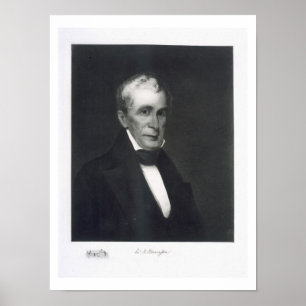 Póster William Henry Harrison, noveno presidente de la Un