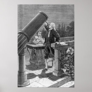 Póster William Herschel  Discovers the Planet Uranus