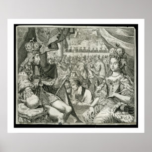 Póster William III (1650-1702) and Mary II (1662-94) King
