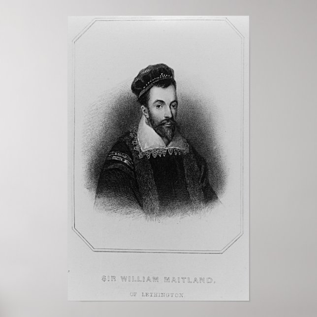 Póster William Maitland de Lethington (Frente)