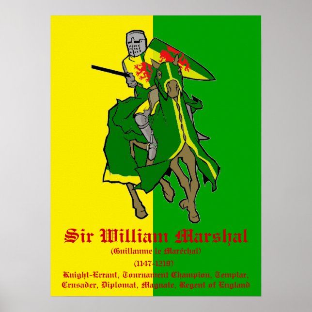 Póster William Marshal Tournament Champion Poster (Frente)