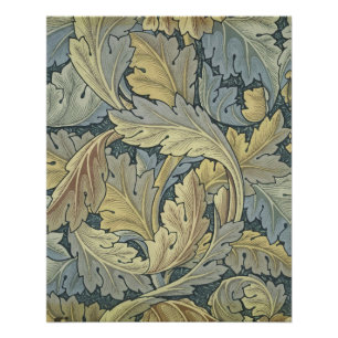 Póster William Morris Acanthus deja el Art Nouveau floral