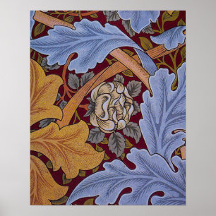 Póster William Morris Acanthus St James Wallpaper