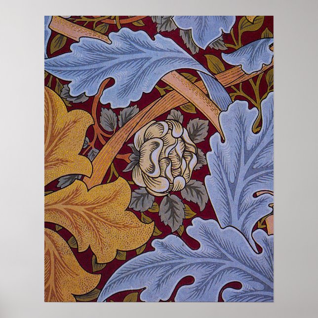 Póster William Morris Acanthus St James Wallpaper (Frente)