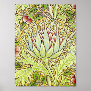Póster William Morris "Artichoke