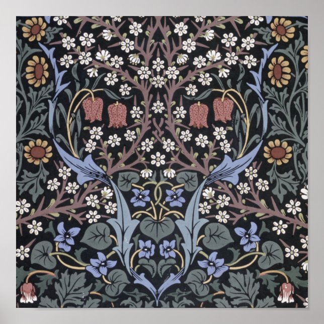 Póster William Morris - Blackthorn (Frente)