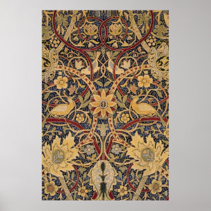 Póster William Morris Bullerswood Faux Tapestry