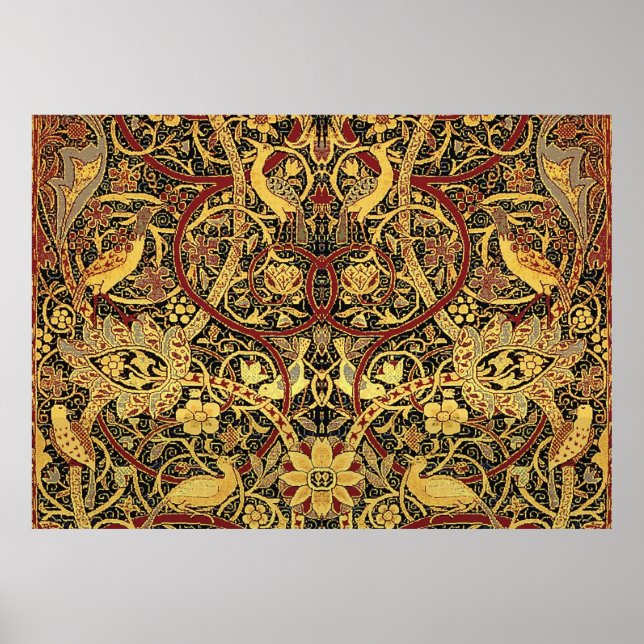 Póster William Morris Bullerswood Tapestry (Frente)